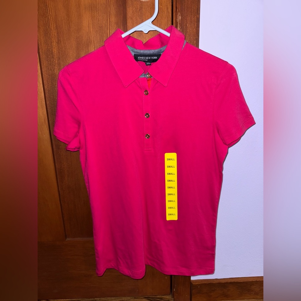 Small jones New York pink top